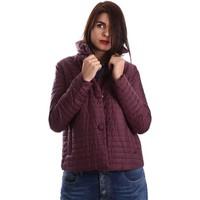 geox w6420p t2163 down jacket women womens coat in red