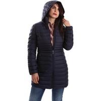 geox w6425c t2163 down jacket women womens coat in blue