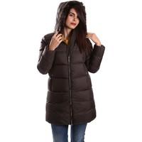 geox w6425r t2163 down jacket women womens coat in brown