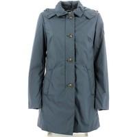 geox w5221h t2204 jacket women womens coat in blue