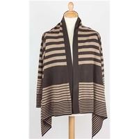 george size l brown cardigan