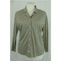 gerry weber size 42 shirt brown and black gery weber size l brown long ...