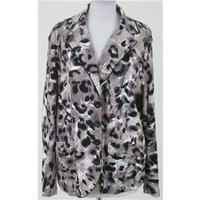 gerry weber size 18 leopard print jacket