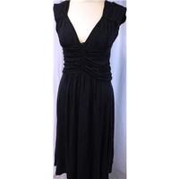 george size 12 black full length dress