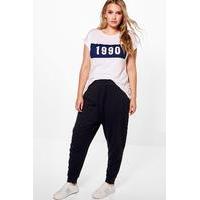 Gemma Basic Sweat Pant - black