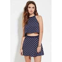 Geo Print Crop Top