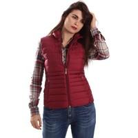 geox w6425a t2163 smanicato women womens vest top in red