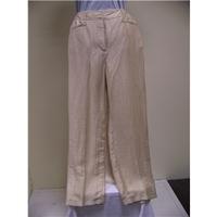Gerry Weber cream linen mix trousers size 10/12 Gerry Weber - Cream / ivory - Trousers