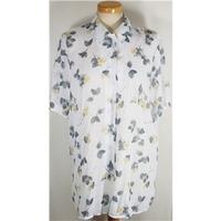 Gerry Weber size 14 white printed blouse