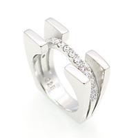 genuine 925 sterling silver brand design cubic zircon rings for women  ...