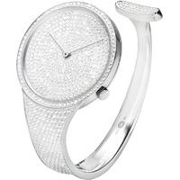 Georg Jensen Watch Vivianna White Gold Full Pave Made To Order X Small