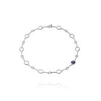 georg jensen necklace sphere collection amethyst