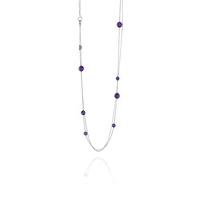 georg jensen necklace sphere collection amethyst