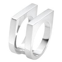 Georg Jensen Ring Aria Two Row Silver