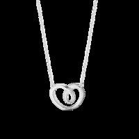 georg jensen necklace large heart silver