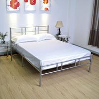 GFW Morgan Metal Bed Single Silver