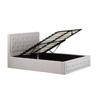 GFW Hollywood Gas Lift Ottoman Bed Double White