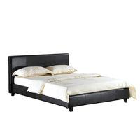 GFW Dream Faux Leather Bed Double Brown