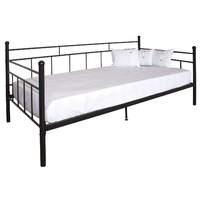 GFW Arizona Metal Slate Single Day Bed Black