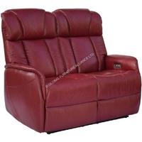 GFA Sorrento 2 Seater Ruby Red Recliner Sofa