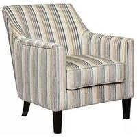 GFA Bloomsbury Spring Stripe Fabric Chair