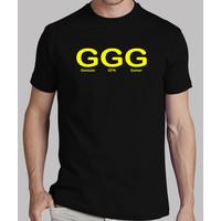 ggg black shirt + yellow letters