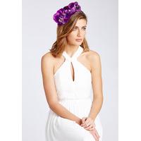 GG\'s Pin-Up Couture Orchid Cascade Headband