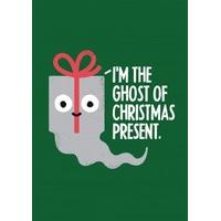 Ghost Of Christmas Present | Funny Christmas Card |OD1131