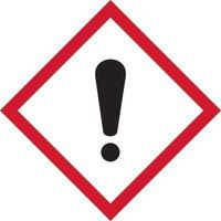 GHS Irritant Symbol Label - SAV (100 x 100mm)