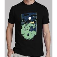 ghibli forest man t shirt