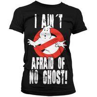 Ghostbusters Women\'s T Shirt - Distressed Slogan