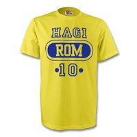 gheorge hagi romania rom t shirt yellow kids