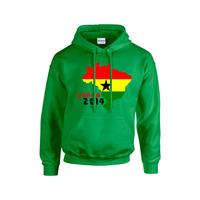 ghana 2014 country flag hoody green kids