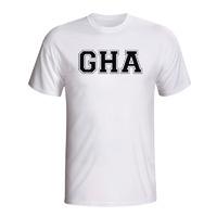 ghana country iso t shirt white kids