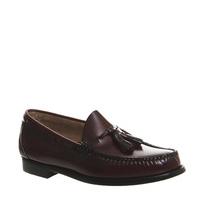 G.H Bass Larkin Tassel Loafers WINE LEATHER