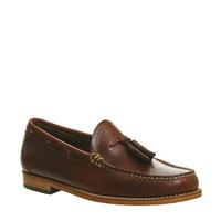 G.H Bass Weejun Larkin Pull Up Loafers DARK BROWN LEATHER