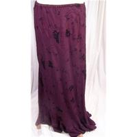 Ghost Purple Maxi Skirt Ghost - Size: 14 - Purple - Long skirt