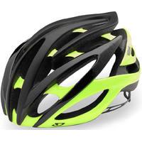 Giro Atmos II Road Bike Helmet Matt Black/Hi Vis Yellow