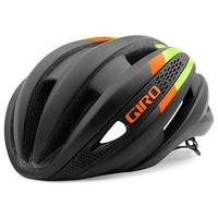 Giro Synthe Road Bike Helmet Black/Lime/Flame