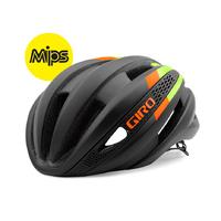 Giro Synthe MIPS Road Bike Helmet Black/Lime/Fire