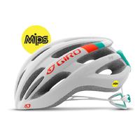 Giro Saga Mips Womens Road Bike Helmet White/Turquoise