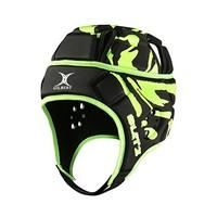 GILBERT Attack Junior Headguard, Black/Lime, Small Boys