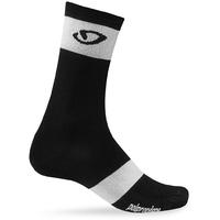 giro comp racer high rise sock blackwhite