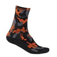 Giro Merino Winter Sock Black Camo/Orange