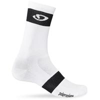 giro comp racer high rise sock whiteblack