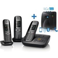 Gigaset C595 Trio DECT Phone with Bluewave Link To Mobile Hub