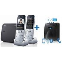 Gigaset SL785 Twin Cordless Phone with Bluewave Link To Mobile Hub