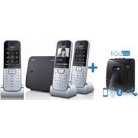 Gigaset SL785 Trio Cordless Phone with Bluewave Link To Mobile Hub
