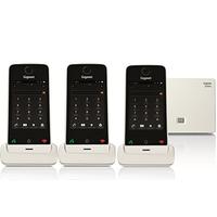 Gigaset SL910A Trio Touch Screen Cordless Phone in White