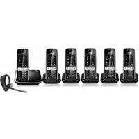 Gigaset S820A Sextet Hybrid DECT Phone with Voyager Legend Headset